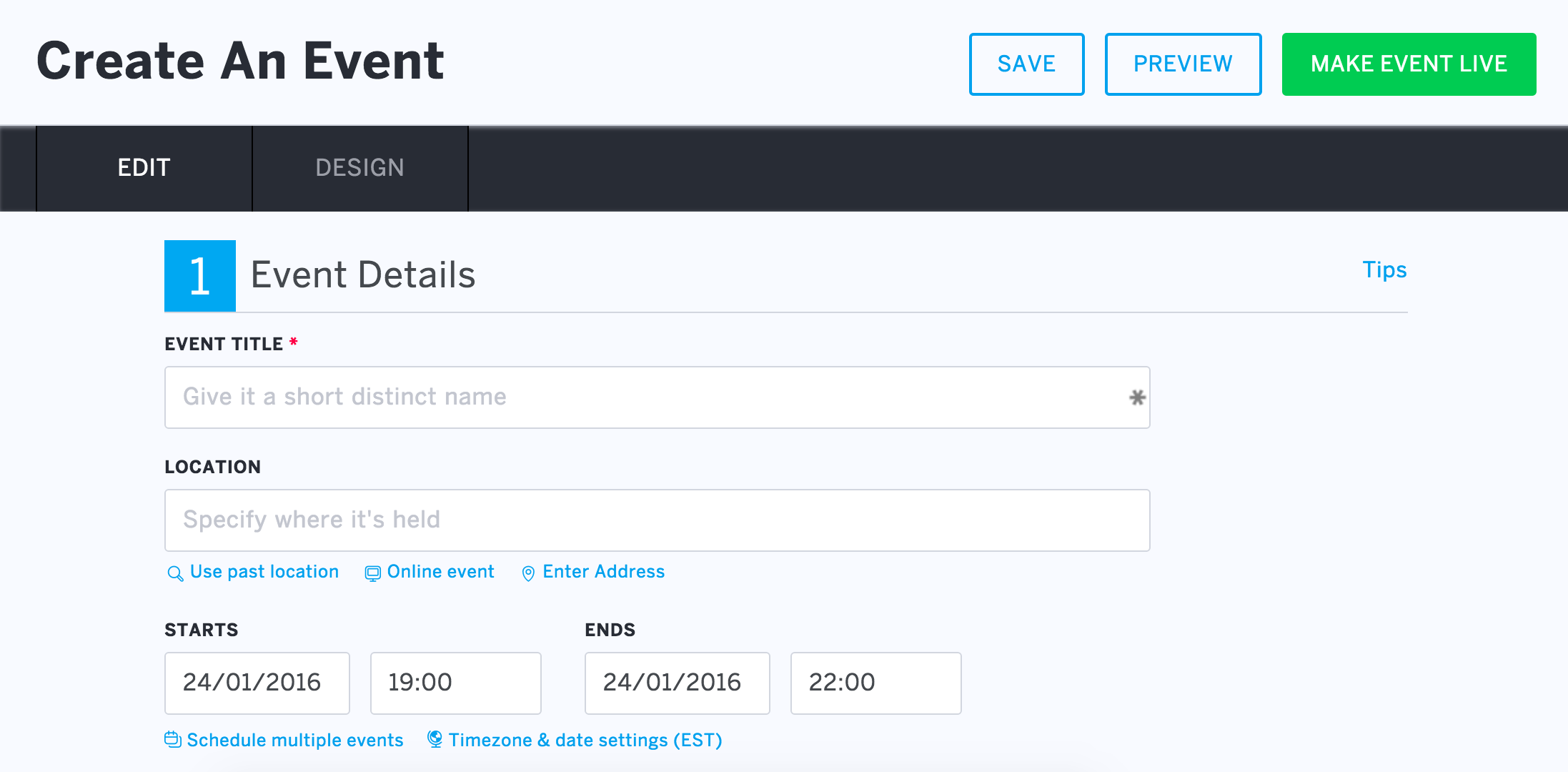 eventbrite cost per ticket