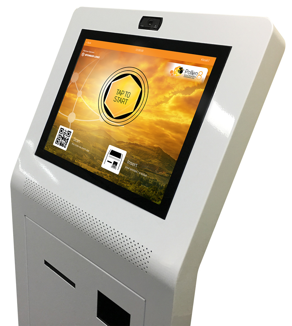 touch screen kiosk design template